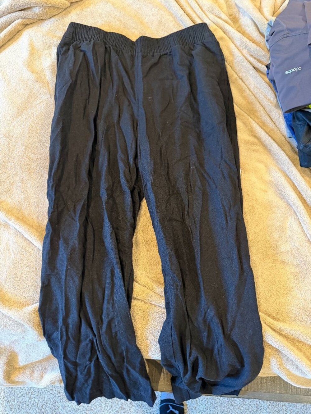 Old Navy Wide Leg Linen Pants, Size Large